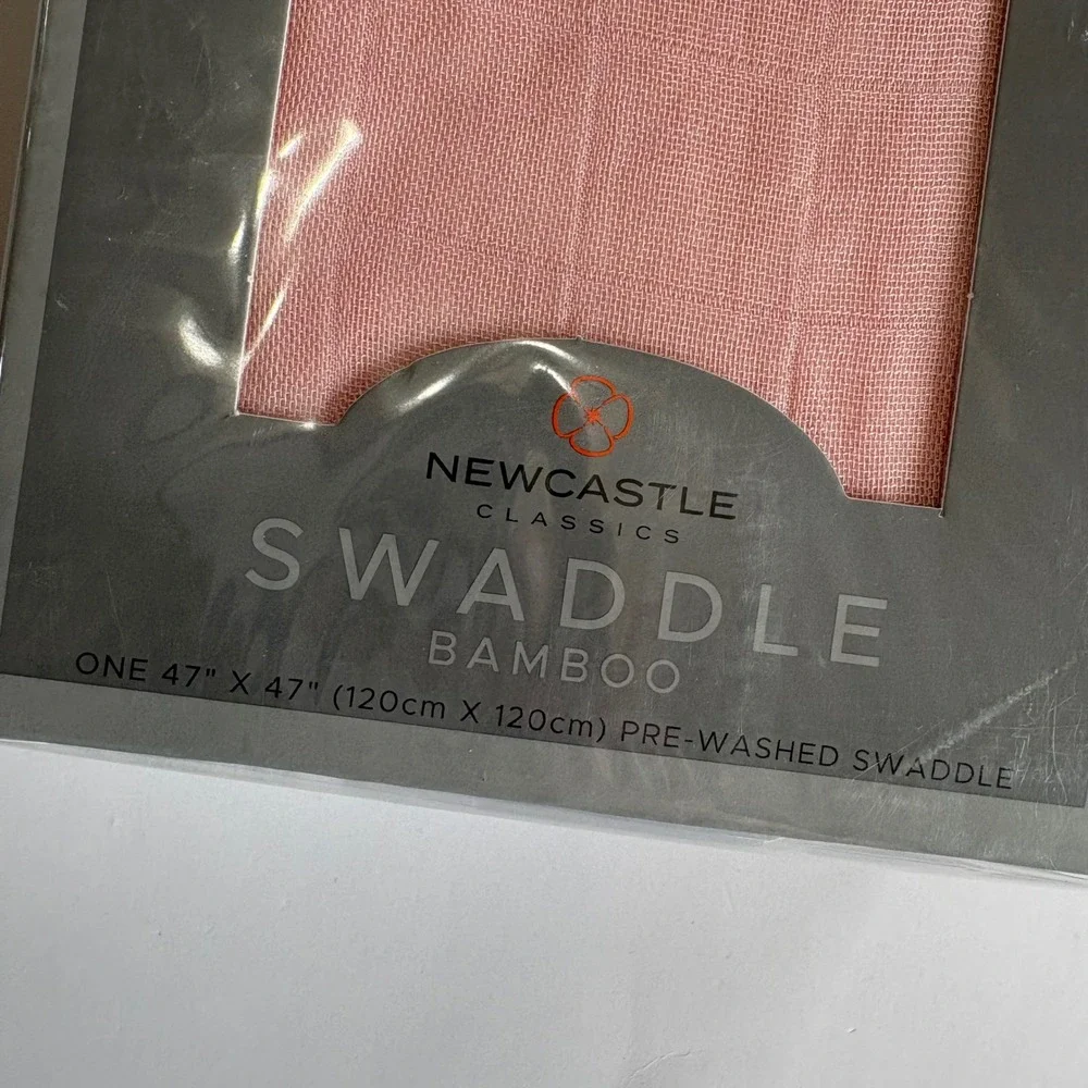 Newcastle Classics‎ Pink Rose Bamboo Muslin Swaddle 47